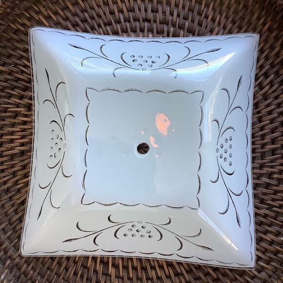 Glass Shade Lamp Sconce Ceiling Fixture Cover Mid Century Design Glass Light - Picture 1 of 6